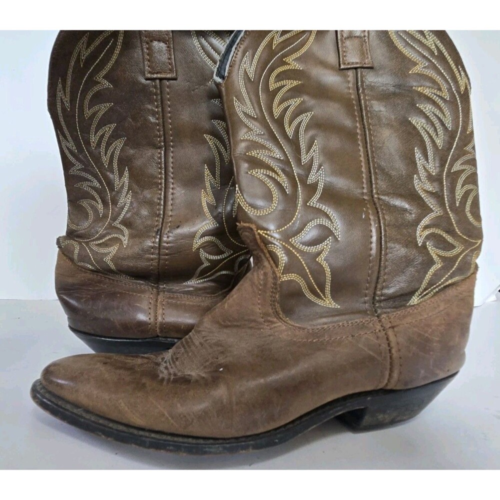 Laredo Boots Womens 9.5 M Brown Kadi Leather Western Cowboy Rodeo 5742